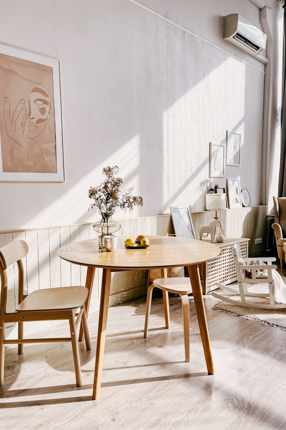 Small Space Dining Table Ideas | Under £250 UK — pin this guide from The Scandi Flat: Dining tables for small UK flats under £250, with real clearance measurements for seating two to four people and chairs that stack or tuck fully away.
